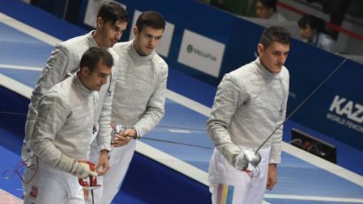 Echipa masculină de sabie a României a ratat podiumul la Europene