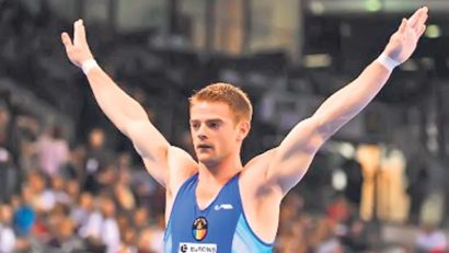 Gimnastul Marius Berbecar a cucerit a patra medalie pentru România la Jocurile Europene