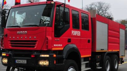 Pompierii din Marea Britanie au donat astăzi încă o mașină colegilor mureșeni