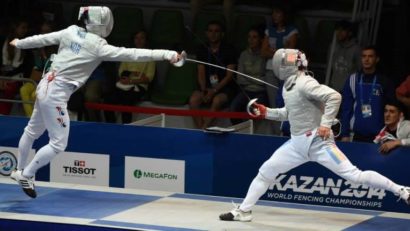 Echipa masculină de sabie a României, argint la Jocurile Europene