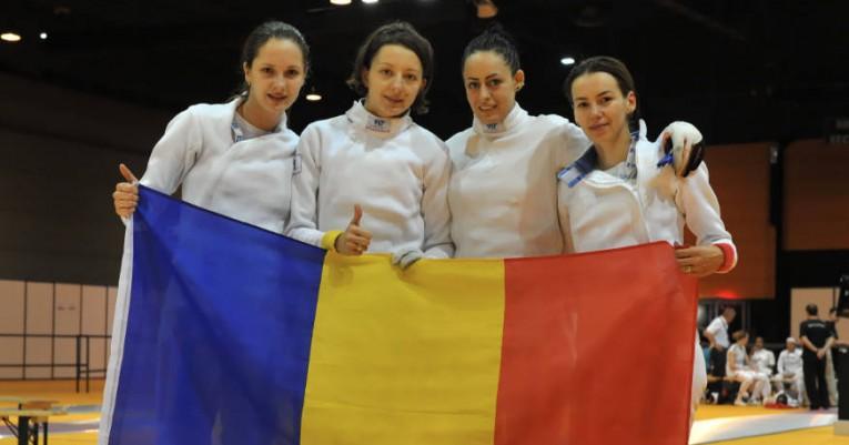 Echipa feminină de spadă a României a cucerit medalia de aur la Jocurile Europene Echipa feminină de spadă a României a cucerit medalia de aur la Jocurile Europene