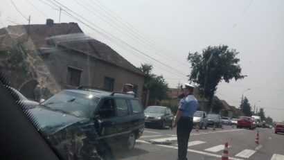 Accident pe DN 15 în care au fost implicate trei mașini