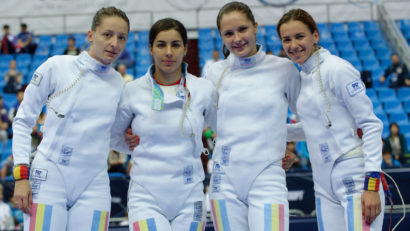 Echipa feminină de spadă a României este vicecampioană mondială