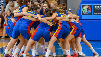 Baschetbalistele tricolore, victorii pe linie la Campionatul European Under 18