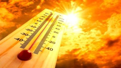Codul portocaliu de caniculă a fost extins, începând de astăzi, în alte 7 judeţe din vestul şi sudul ţării