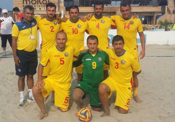 România participă la turneul de promovare în Divizia A la fotbal pe plajă
