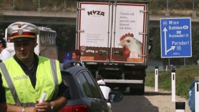 Peste 70 de imigranţi morţi, în camionul descoperit pe o autostradă din Austria