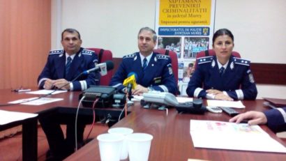 200 de acţiuni în Săptămâna Prevenirii Criminalităţii în judeţul Mureş