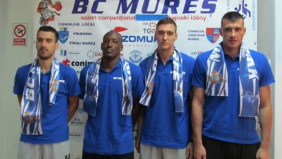 BC Mureş şi-a prezentat noile achiziţii din această vară