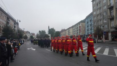 Pompierii mureșeni și-au serbat astăzi ziua