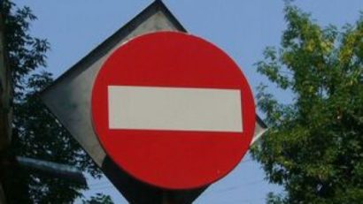 Circulaţia s-a închis în centrul Tîrgu-Mureșului