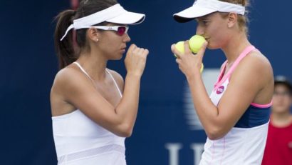 Irina Begu şi Raluca Olaru, în optimile probei de dublu la US Open
