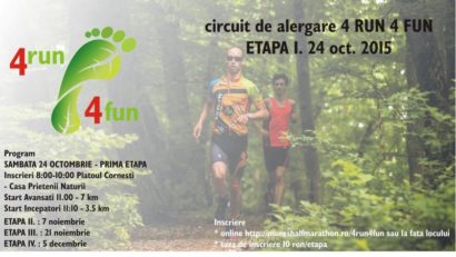 Târgumureşenii, invitaţi la circuitul “4 Run 4 Fun”
