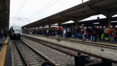 Trafic feroviar îngreunat în Gara de Nord