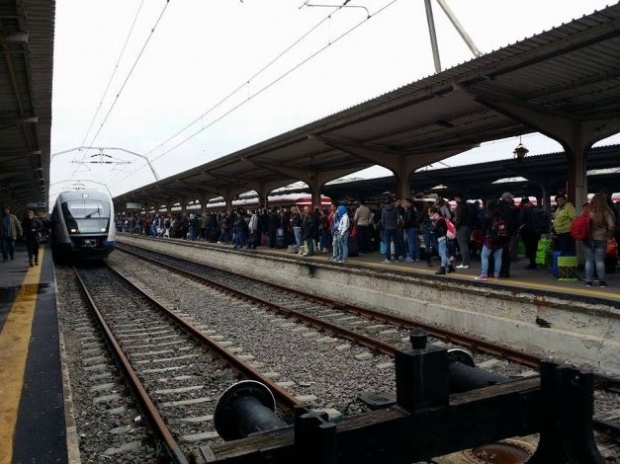 Trafic feroviar îngreunat în Gara de Nord Trafic feroviar îngreunat în Gara de Nord
