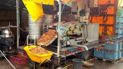 Suc natural fabricat din mere stricate și murdare