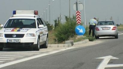 Un tânăr a fost prins cu 218 km/h pe autostrada A3