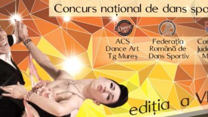 Cupa Dance Art la dans sportiv, la sfârșitul săptămânii la Tg Mureș