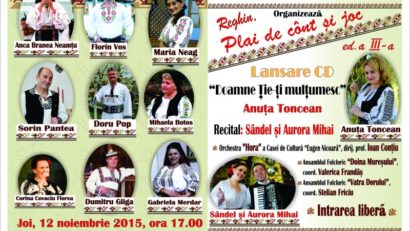 Reghinul va fi mâine ”Plai de cânt și joc”