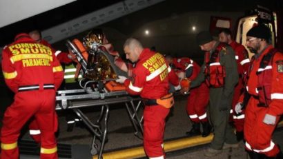 O aeronavă a Inspectoratului General de Aviaţie a plecat cu un pacient către Elveţia