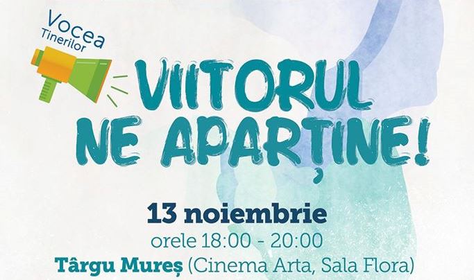 Campania “Vocea Tinerilor” sosește astăzi la Tîrgu-Mureș Campania “Vocea Tinerilor” sosește astăzi la Tîrgu-Mureș