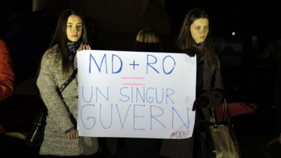 Marş pentru crearea unui Guvern comun în Republica Moldova şi România
