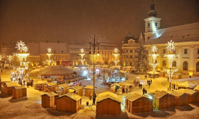 Pregătiri de Crăciun la Sibiu Pregătiri de Crăciun la Sibiu