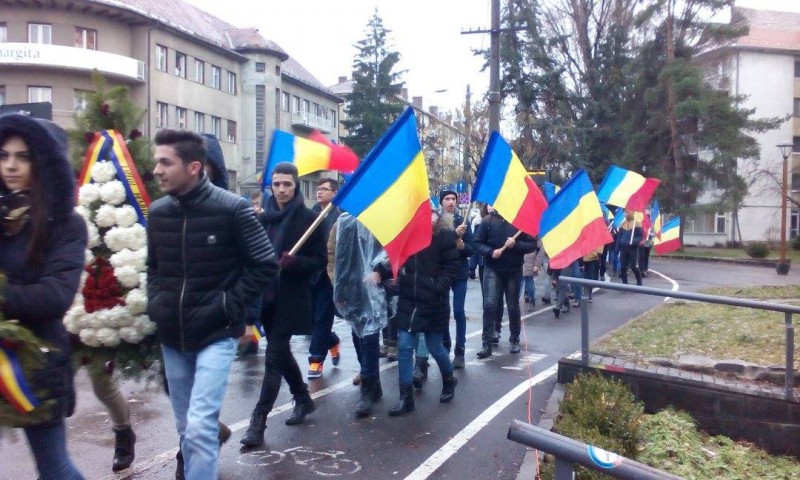 Peste o mie de persoane au sărbătorit Ziua Naţională a României la Miercurea Ciuc