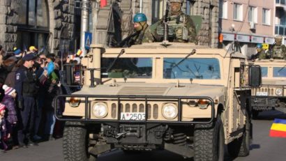 Ceremonii și avansări în grad la Tîrgu-Mureș, de Ziua Națională