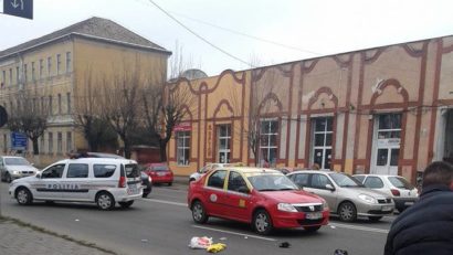Pieton lovit de mașină la Tg.Mureș după ce a traversat prin loc nepermis