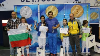 Braşovencele Ana Maria Botezatu-aur, Diana Creţu-bronz, la ,,Cupa Riposta” la sabie