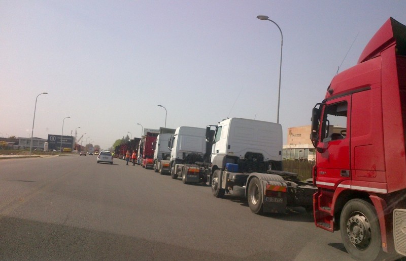 Mitingul de protest al transportatorilor este în plină desfăşurare la această oră în Capitală