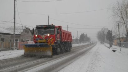 Se circulă în condiţii de iarnă și în județul Covasna