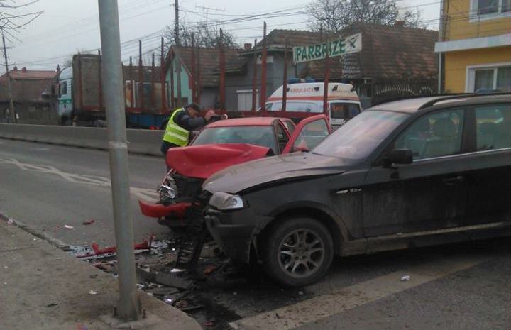Încă un accident în zona Primăriei Sângeorgiu de Mureş