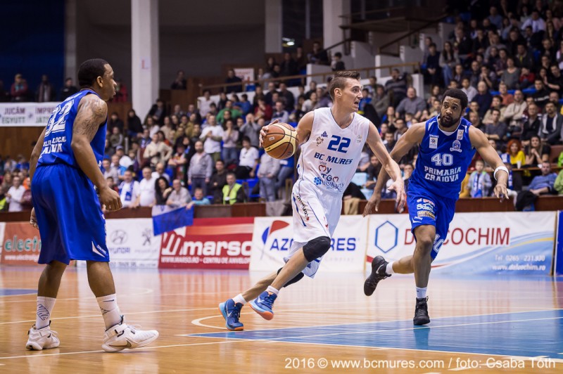BC Mureș câștigă derby-ul cu Craiova