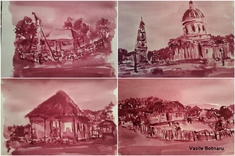 Pictura cu vin, cea mai imprevizibilă formă de artă