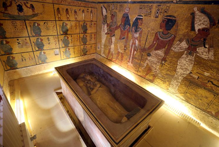 Două camere secrete au fost descoperite în mormântul lui Tutankhamon
