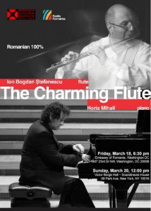 poster The Charming Flute NY & Washington