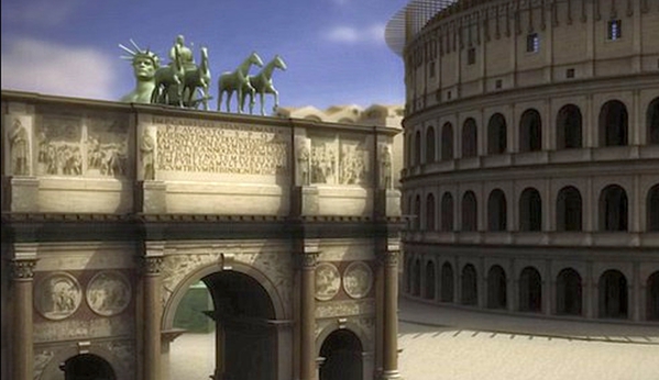 Tur în Roma Antică, prin imagini 3D