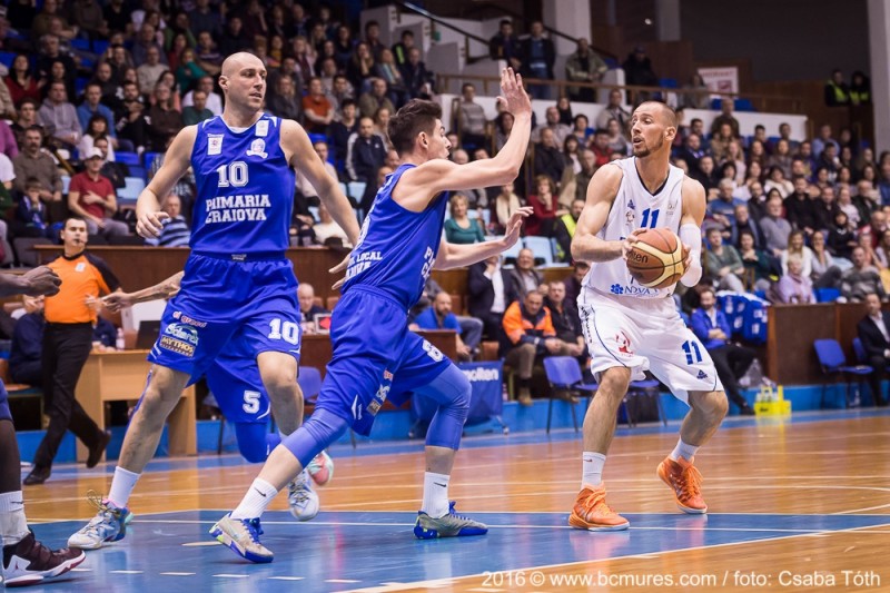BC Mureș câștigă din nou la Craiova și e la un pas de semifinale