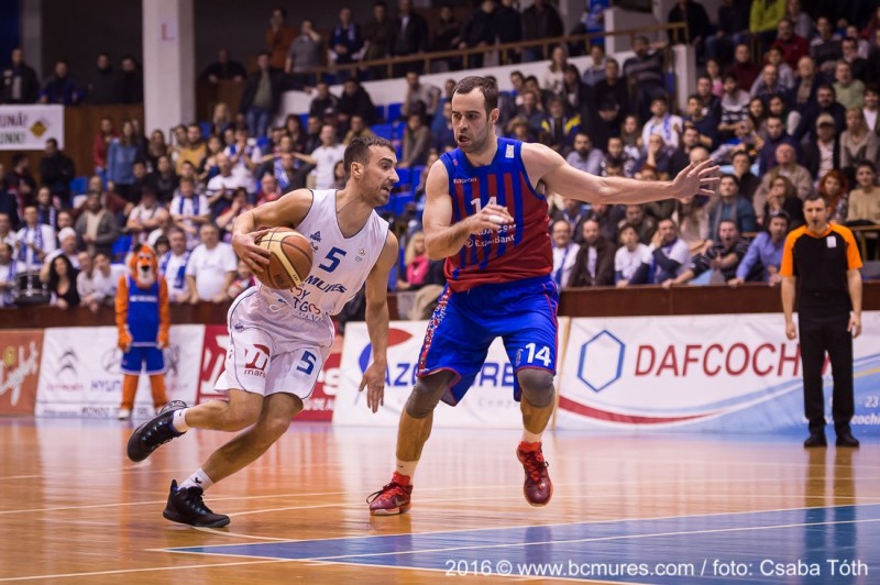 S-a stabilit programul semifinalei dintre BC Mureș și Steaua