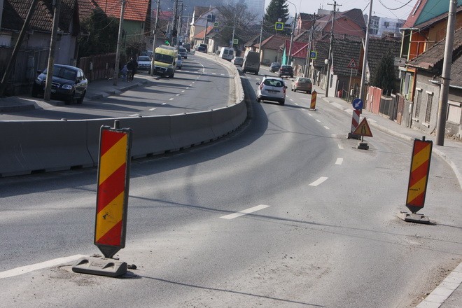 Protest la Sângeorgiu de Mureș față de starea DN 15