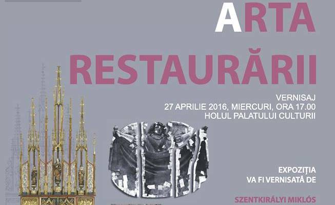 Timp de două săptămâni, Muzeul Județean Mureș va găzdui expoziția itinerantă de mare succes din Budapesta: Arta restaurării