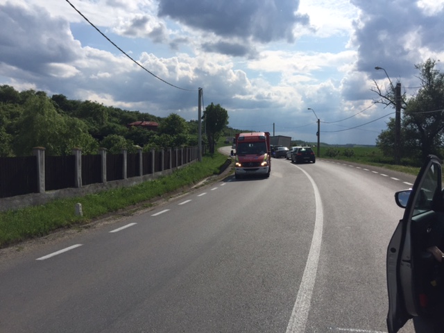 Grav accident rutier în localitatea mureșeană Valea Izvoarelor