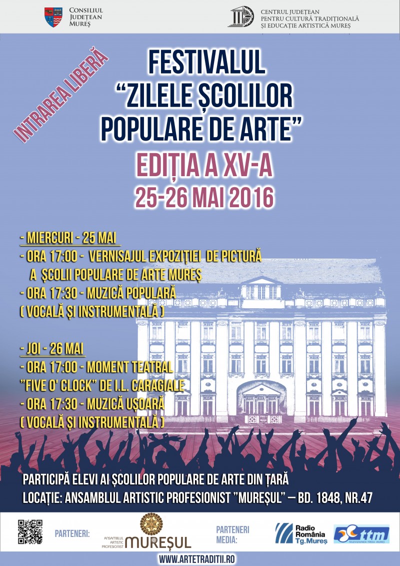 Pictură, muzică și teatru, la Zilele Școlilor de Arte de la Tîrgu-Mureș