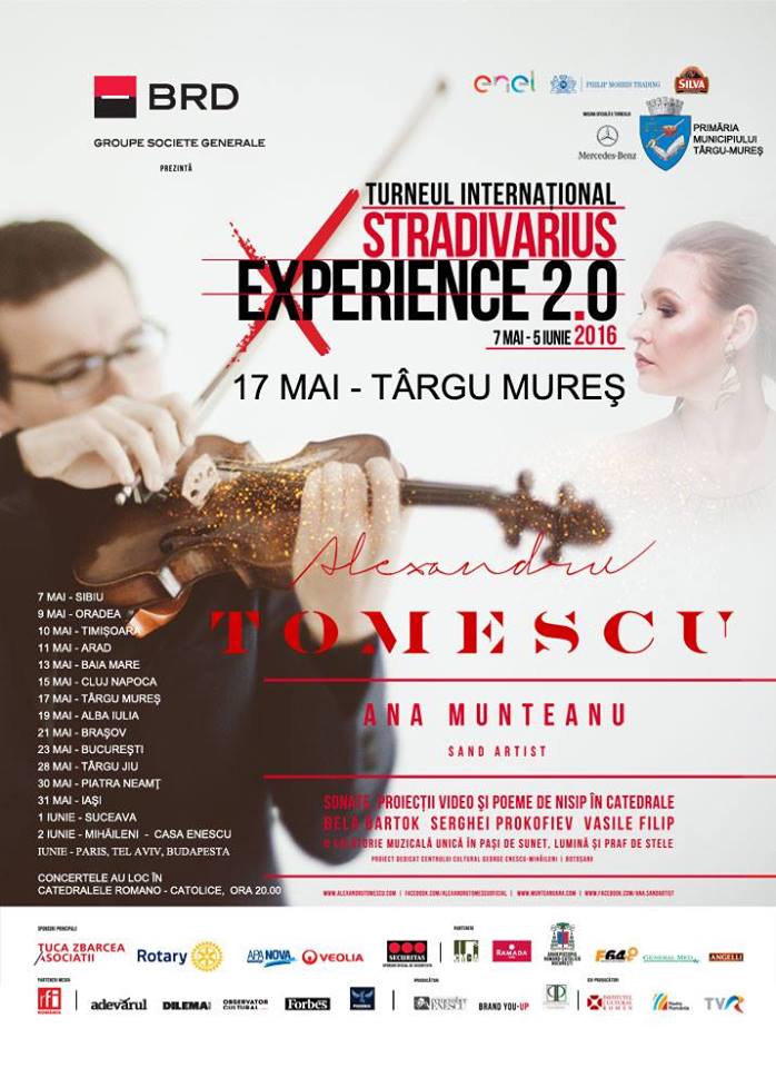 Turneul Stradivarius la Târgu Mureș