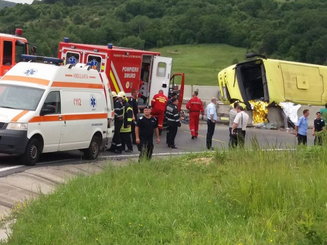 Majoritatea copiilor internaţi în spitalele braşovene după accidentul de la Perşani vor fi externaţi