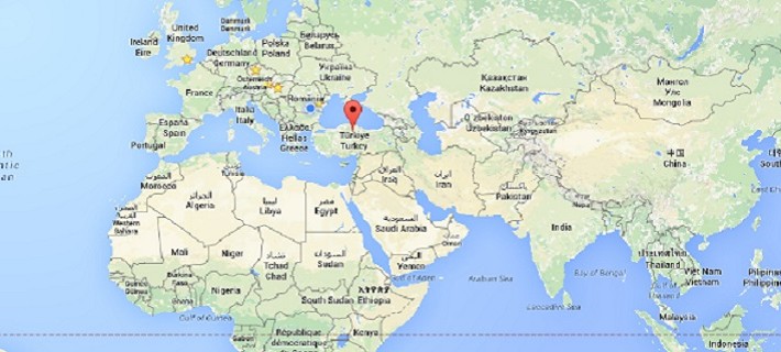 Google arată că centrul lumii se află în Turcia