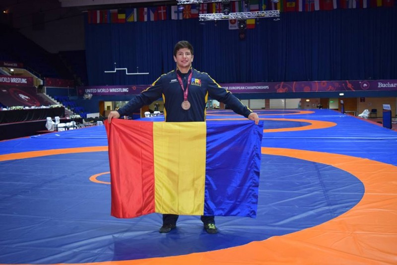 Vlad Mariea, medaliat cu bronz la Europenele de lupte pentru juniori