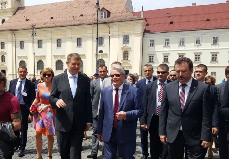 Președinţii României şi Germaniei, în vizită oficială în judeţul Sibiu